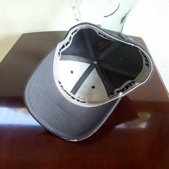 Kangol baseball cap with argyle pattern size S/M Flexfit Check logo Hat - Picture 5 of 13